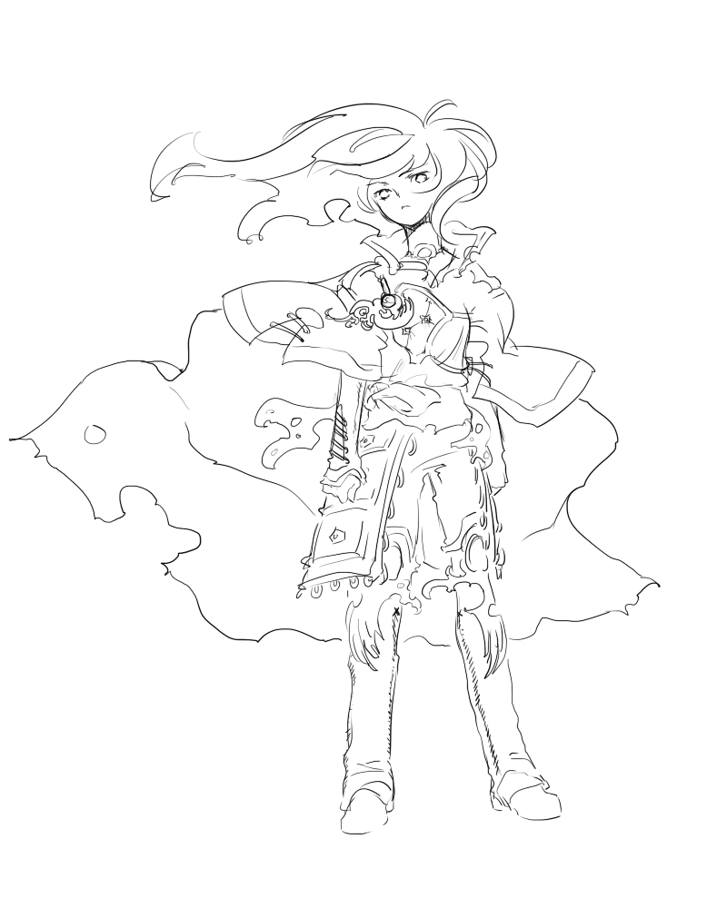 800x1000 Hunter Sketch By Arucelli