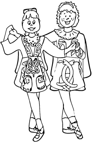 316x480 Irish Dance Coloring Page Free Printable Coloring Pages