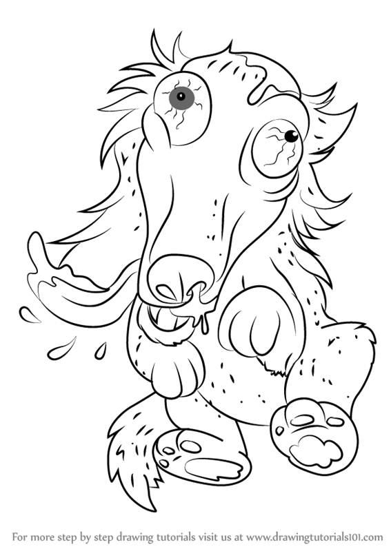 567x800 Learn How To Draw Awful Irish Setter From The Ugglys Pet Shop (The