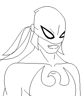 269x316 Iron Fist Line Art By Thevampirethalia