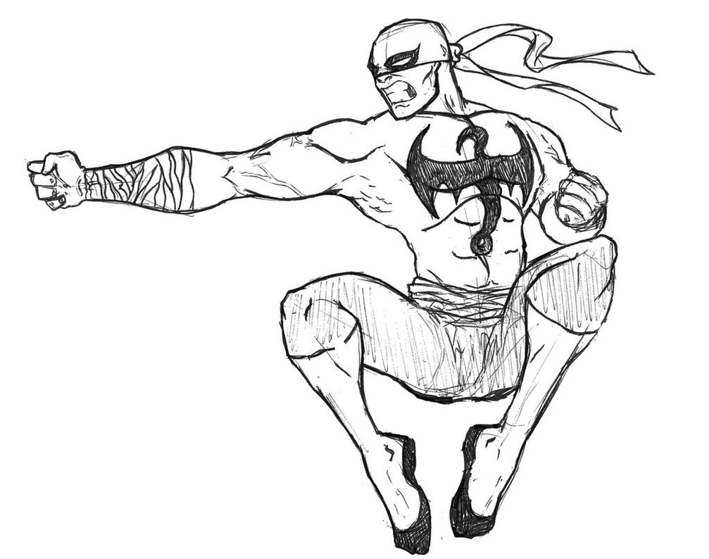 1007x794 Iron Fist By Gankmo
