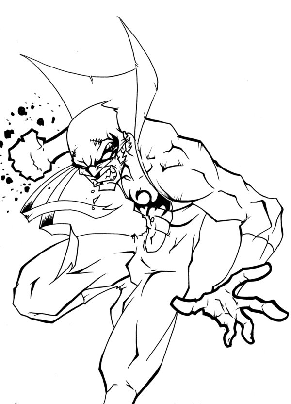 600x832 Iron Fist Lineart By Dreekzilla