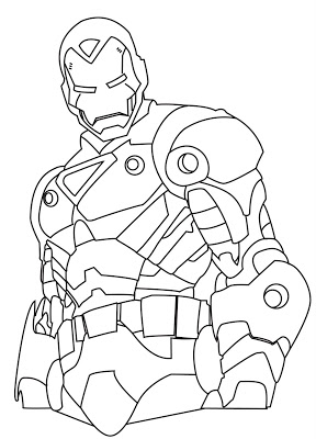 288x400 Iron Man 2 Coloring Pages Collections Choosboox