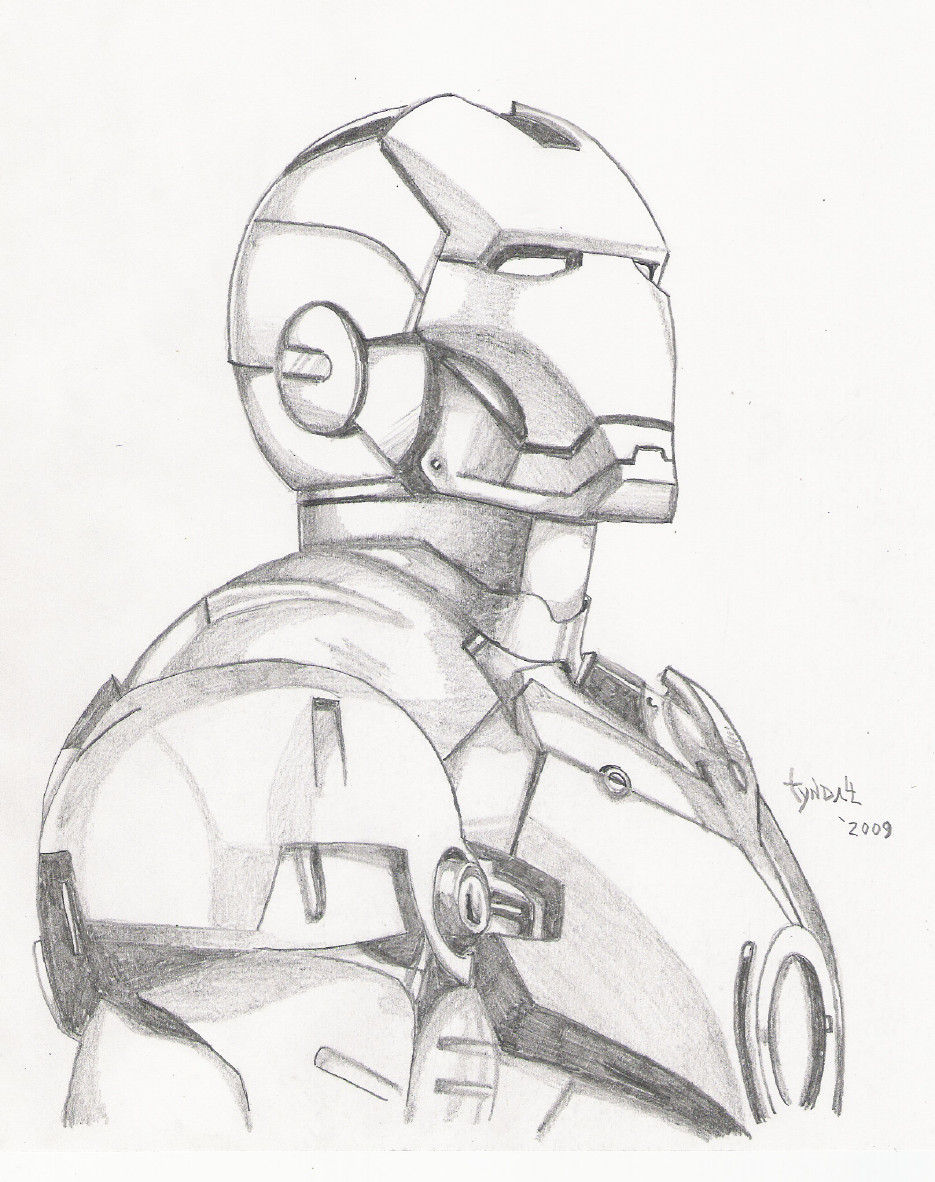 935x1182 Iron Man Sketch By Tyndallsquest