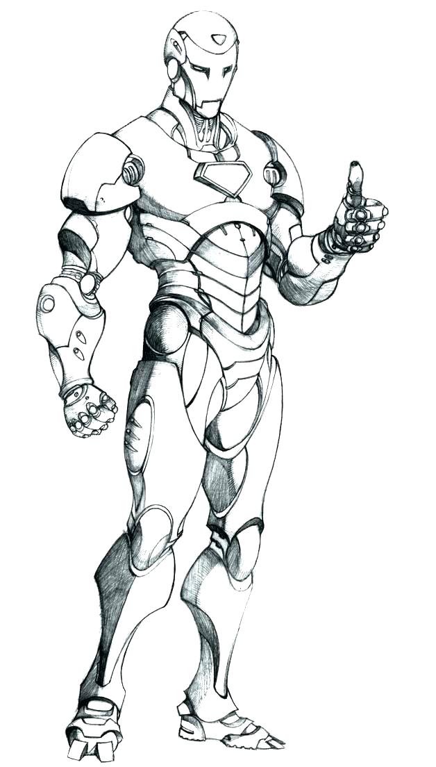 628x1104 Coloring Pages Of Iron Man