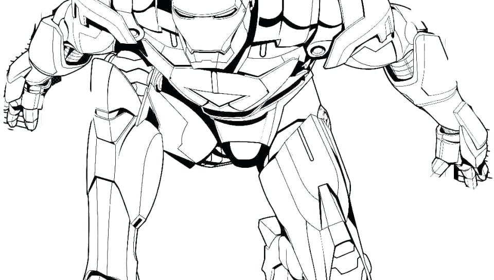 960x544 Iron Man 3 Coloring Pages Cartoon Page Avengers Free Pictures