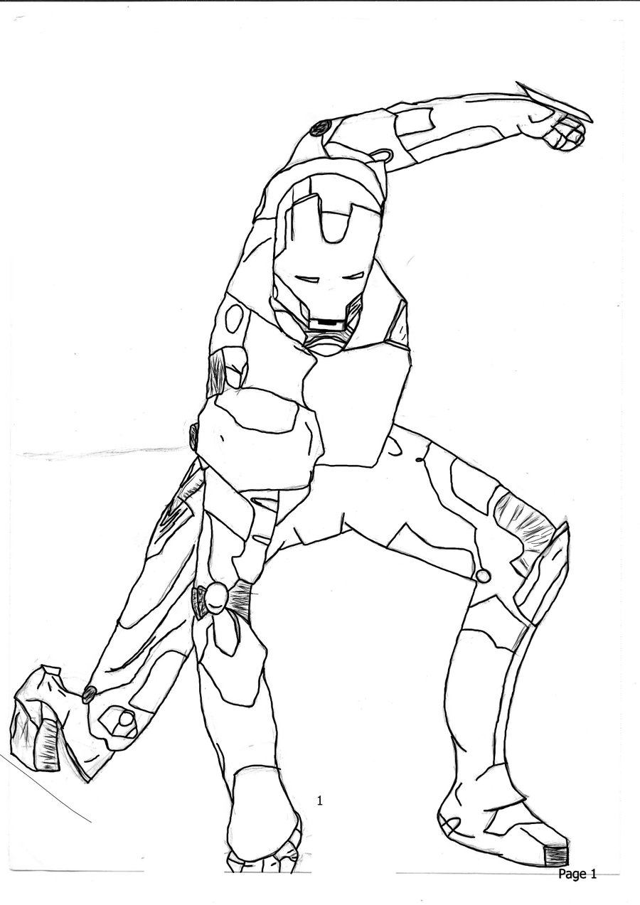 Iron Man Cartoon Drawing at GetDrawings | Free download