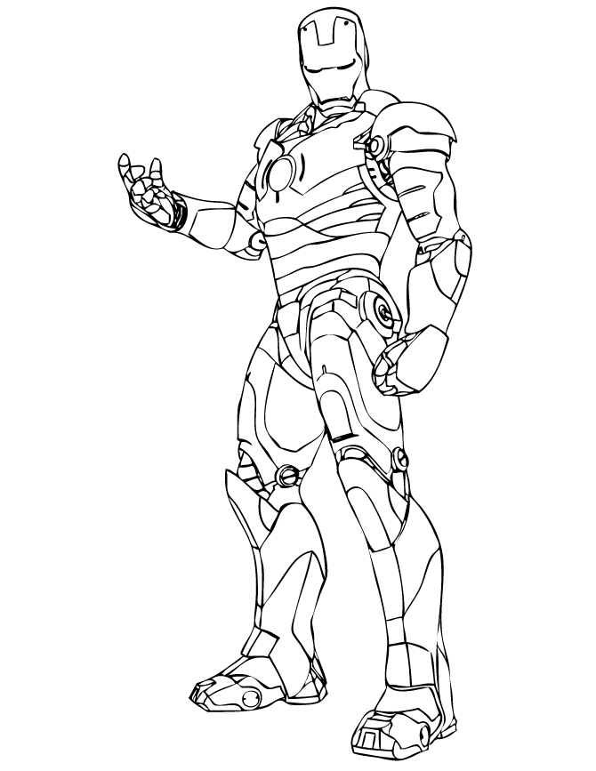 670x867 Iron Man Drawing For Teenagers Coloring Page H Amp M Coloring Pages