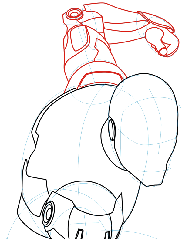 600x791 How To Draw Iron Man With Easy Step By Step Drawing Tutorial