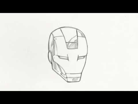 480x360 How To Draw Iron Man's Helmet