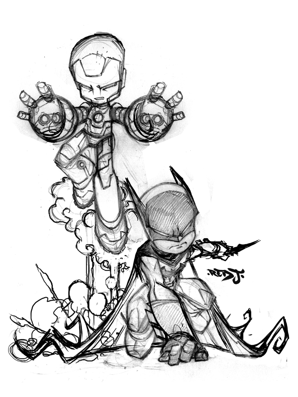 600x800 Iron Man And Batman Billionaires