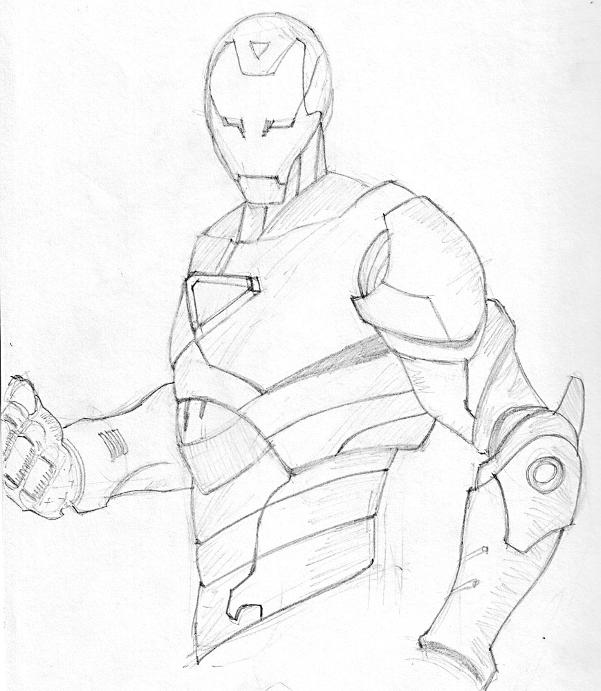 869x1000 Drawing Of Iron Man Iron Man Aftercall