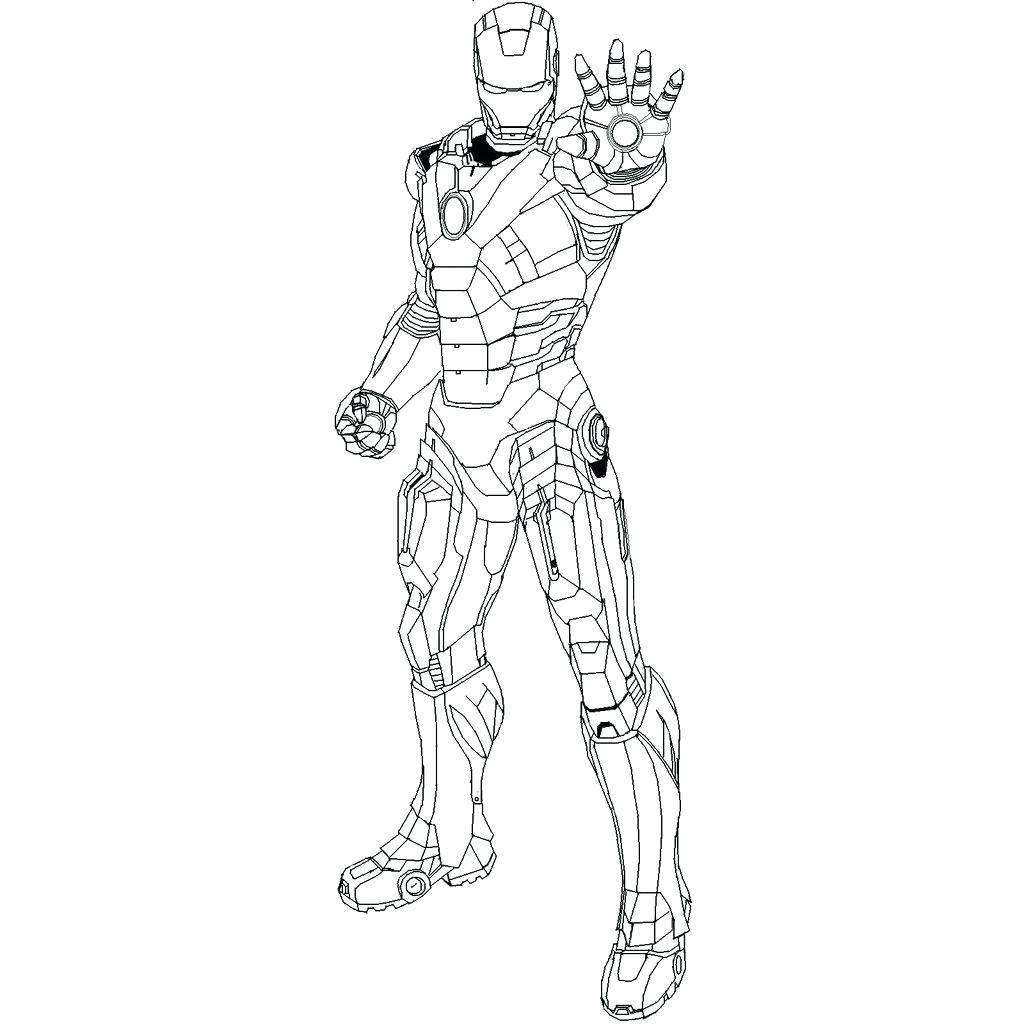 Iron Man Easy Drawing at GetDrawings | Free download