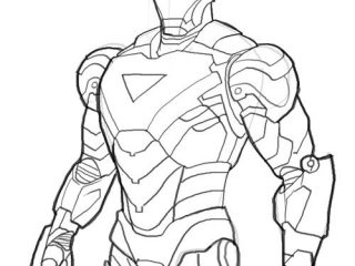 320x240 Iron Man Pictures To Colour Iron Man Printable Coloring Pages