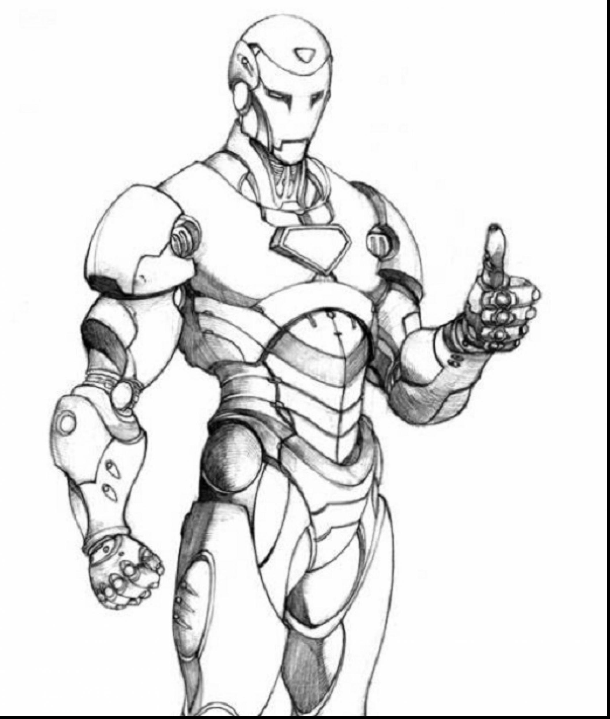 Iron Man Helmet Drawing at GetDrawings.com | Free for ...