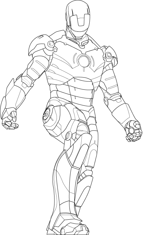 533x767 Iron Man Lines By Spuriusantonius