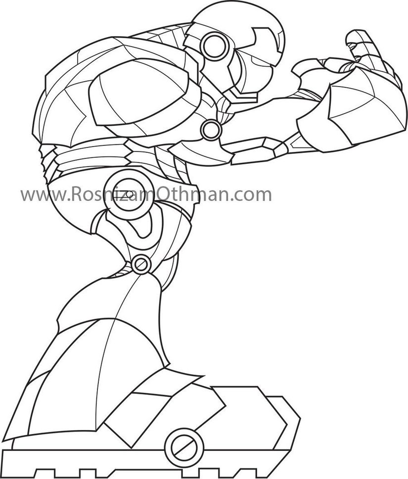 825x968 Ironman Outline By Izam01
