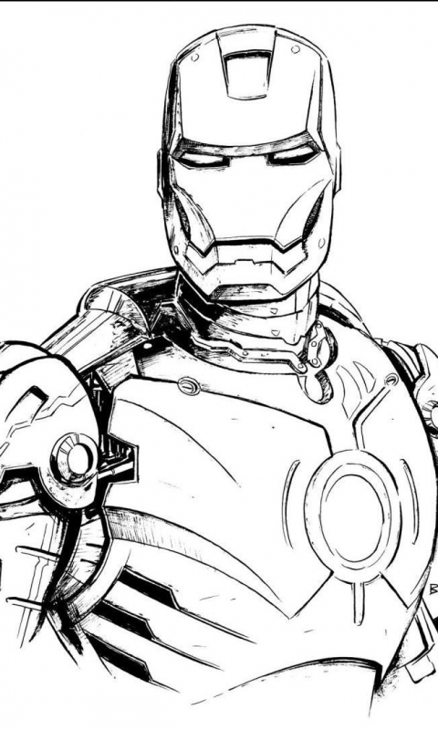 Iron Man Suit Drawing at GetDrawings | Free download