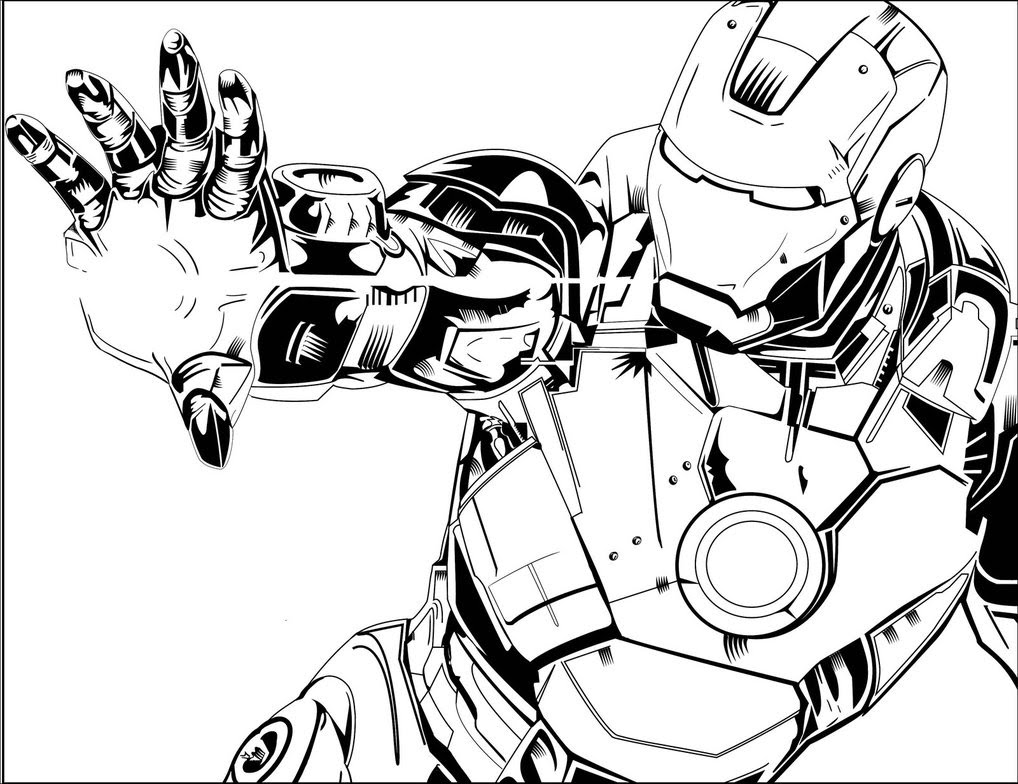 1018x784 Drawing Iron Man Drawing