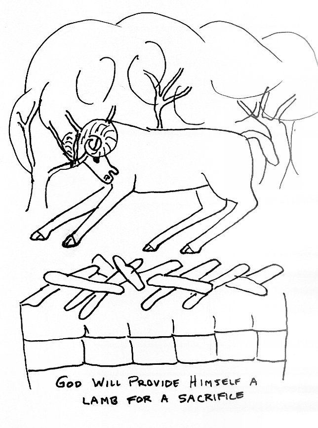 644x867 Bible Story Coloring Page For Abraham And Isaac Free Bible