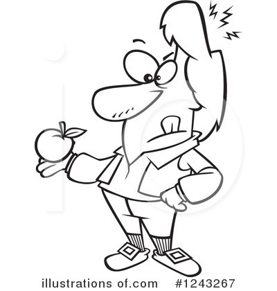 400x420 Isaac Newton Clipart