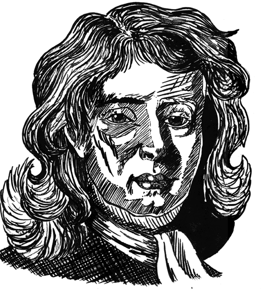 528x578 Isaac Newton By Glitterkill