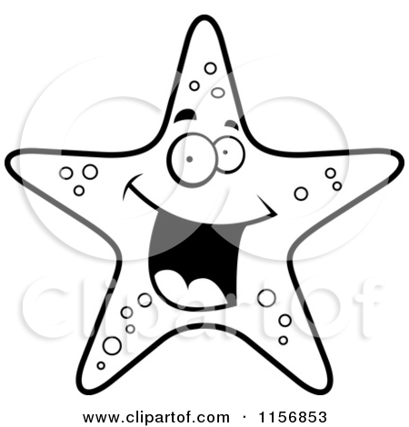 450x470 Starfish Black And White Drawing Clipart Panda