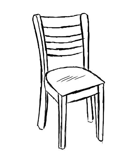 460x549 Chair Line Art Group
