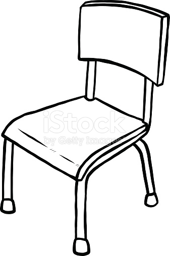 337x508 School Chair Drawing