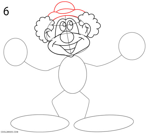 500x456 How To Draw A Clown (Step By Step Pictures) Cool2bkids