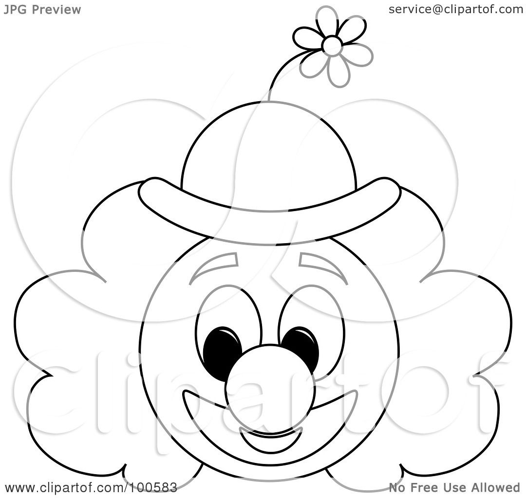 1080x1024 Royalty Free (Rf) Clipart Illustration Of A Coloring Page Outline