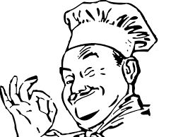 Italian Chef Drawing