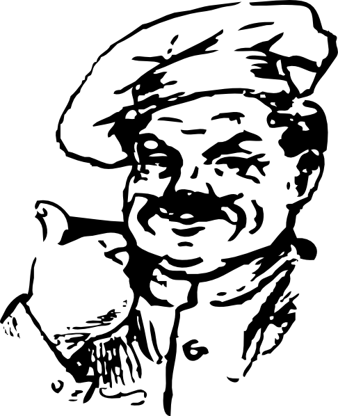 486x598 Italian Chef Clip Art