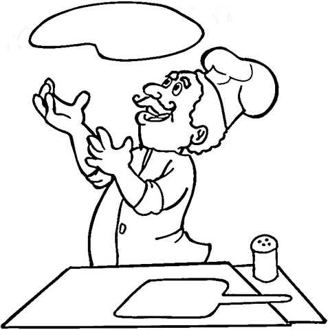477x480 Italian Is Cooking Pizza Coloring Page Free Printable Coloring Pages