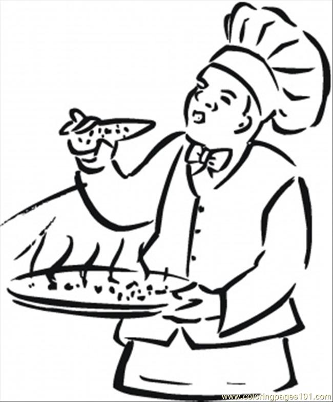 650x784 Italian Food Coloring Page