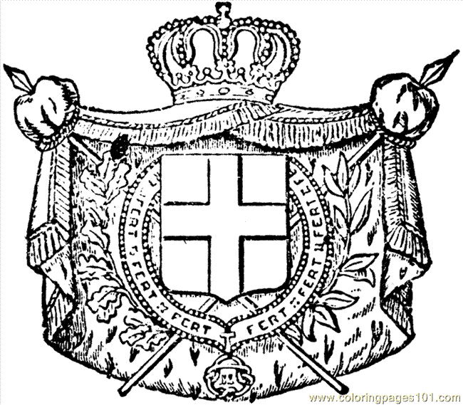 650x569 Italy Arms Lg Coloring Page