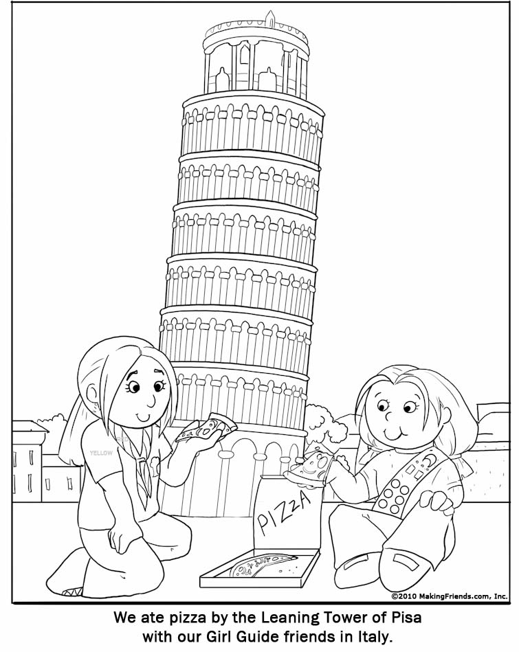 755x949 Italy Coloring Pages