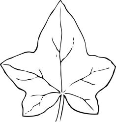 236x248 Ivy Leaf Pattern. Use The Printable Outline For Crafts, Creating