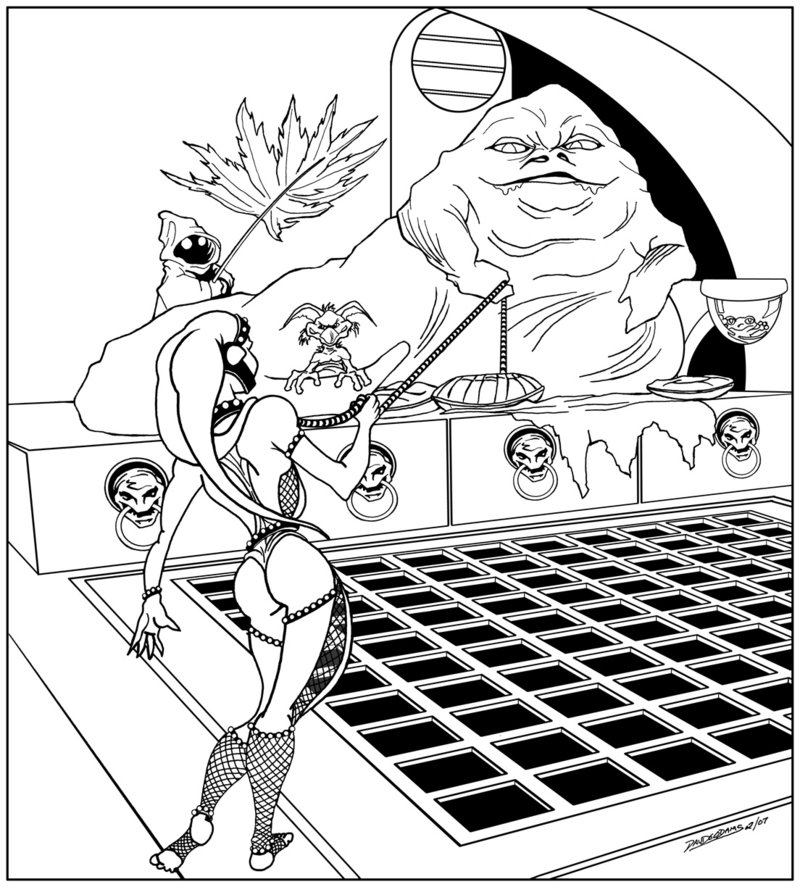 800x887 Oola La For Jabba By Drawntoperfection