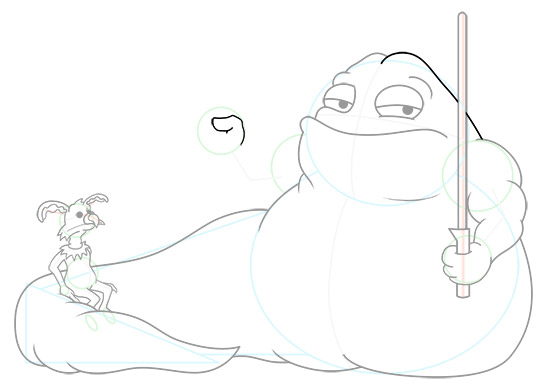 540x387 How To Draw Jabba The Hutt From Return Of The Jedi