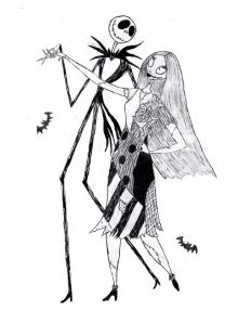 Jack And Sally Drawing at GetDrawings | Free download