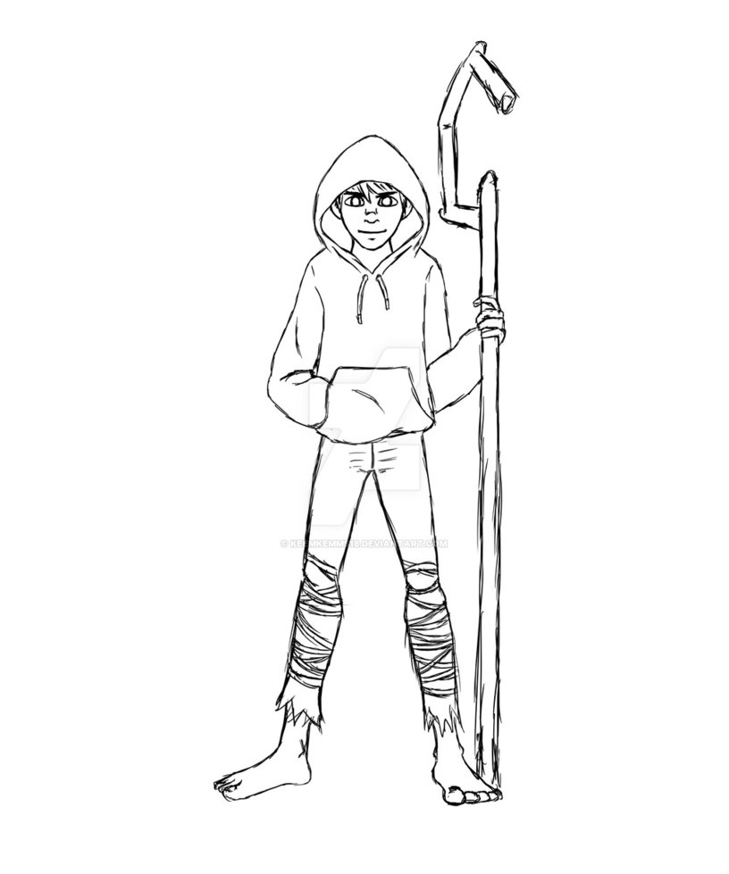 816x979 Jack Frost Sketch By Keemkemms18