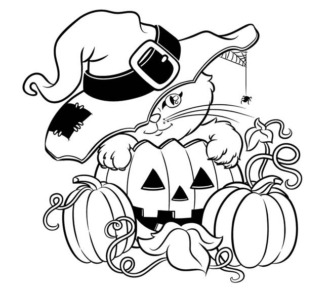 650x571 Stunning Jack O Lantern Drawings And Illustrations For Sale
