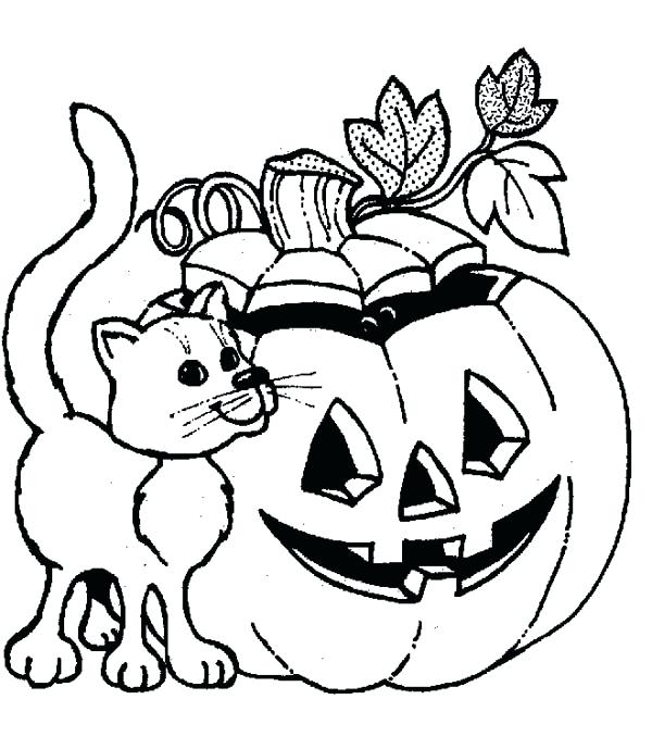 600x689 Jack O Lantern Coloring Pages Pumpkin Drawing New Free Jack O