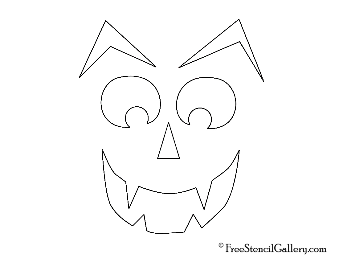 1100x850 Jack O Lantern Face 22 Free Stencil Gallery