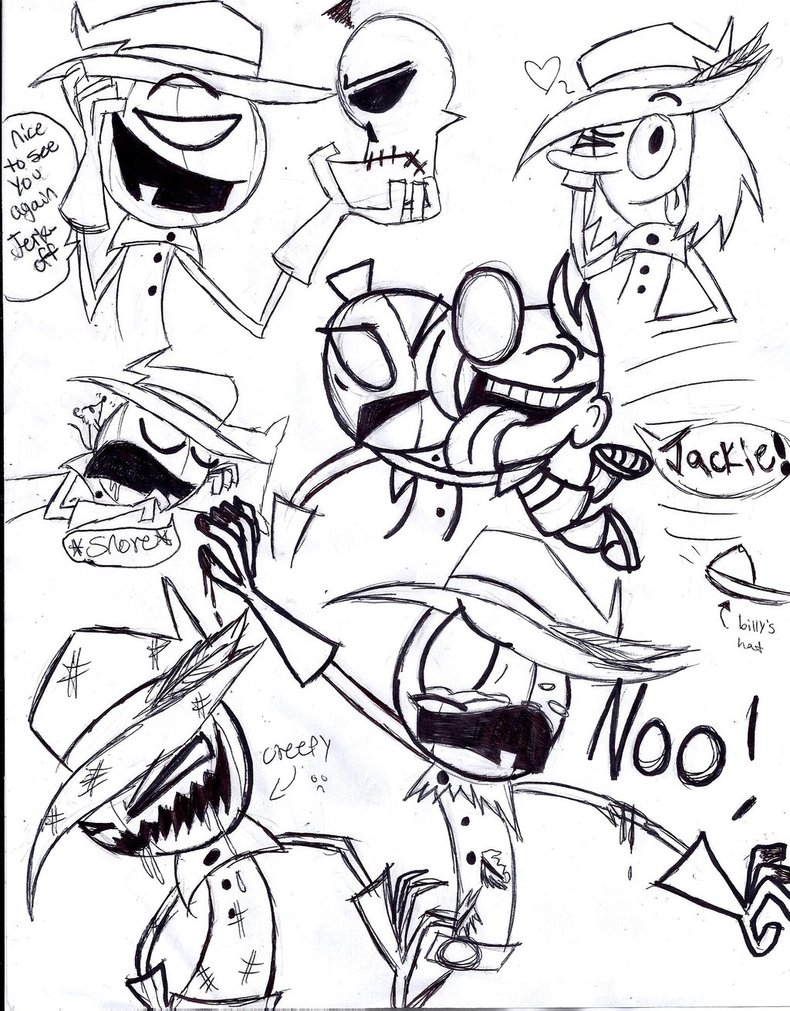 790x1011 Jack O Lantern Doodles 2 By Skellanimal21
