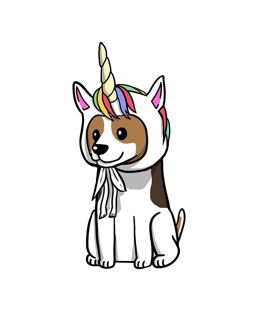 833x1000 Funny Unicorn Jack Russell Terrier By Ilovepaws Redbubble