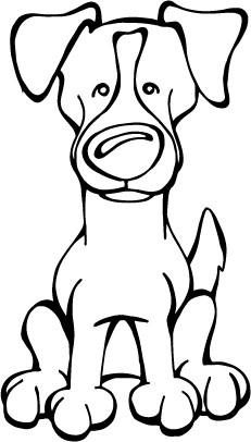 231x406 Jack Russell Terrier Decal Dog Angry Squirrel Studio