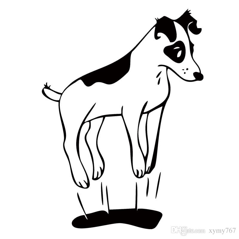 800x800 Jump Jack Russell Terrier Dog Personality Funny Car Stickers