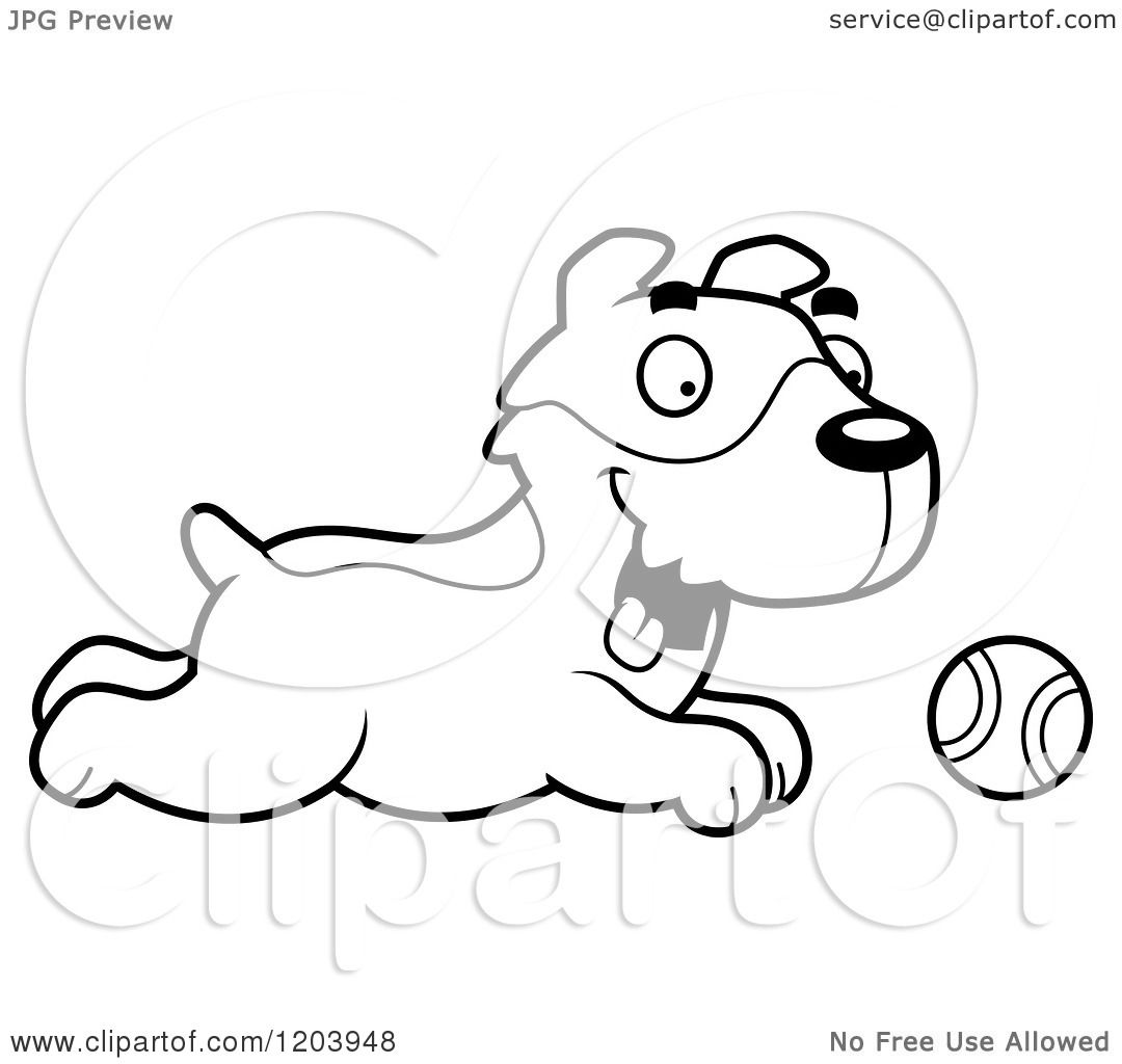 1080x1024 Cartoon Of A Black And White Cute Jack Russell Terrier Puppy